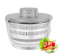 Centrifugador de ensalada de acero inoxidable grande, totalmente automático, para la preparación de verduras frescas y crujientes