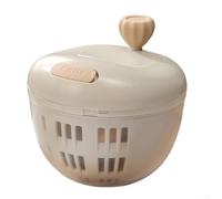 Centrifugador de ensalada de tamaño familiar que simplifica la preparación de comidas saludables para estilos de vida ocupados con fácil operación (gris)
