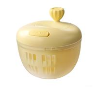 Centrifugador de ensalada diseñado para la limpieza rápida de verduras y frutas en tu cocina (amarillo)