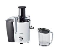 Centrifugadora Bosch MES25A0 700W 2 Velocidades Blanco/Negro Jarra 1.25L Pulpa 2L Seguridad Inox