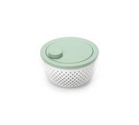 Centrifugadora de ensaladas con bol para servir y colador TASTY+ Brabantia | Seca verduras frescas y bayas con base antideslizante | Plástico reciclable, apto para lavavajillas y duradero | Jade Green
