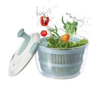 centrifugadora de verduras, Escurridor manual de 5 litros con manivela for cocinar, hacer barbacoas y preparar aperitivos