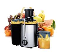 Centrifugadora Extractor de jugo, 400W Centrifugadora Frutas y Verduras de 3 Velocidades, Depósito de pulpa con 1.5L &Cuenco para jugo de 500 ml, 12000 rpm Jugo casero de frutas y verduras
