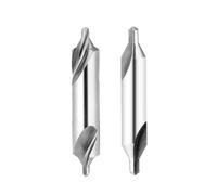 Centro Brocas HSS Broca central combinada HSS tipo A, 60 grados, M35, juego de brocas angulares, taladro de Metal de carburo de 1-10mm, 1 Uds.(A type 2.5mm-150mm)