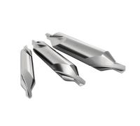 Centro Brocas HSS Brocas centrales combinadas HSS, juego de brocas angulares de avellanadores de 60 grados, broca de Metal de 1,0mm, 1,5mm, 2,0mm, 2,5mm, 3,5mm y 5mm(6pcs Vapo Coated)