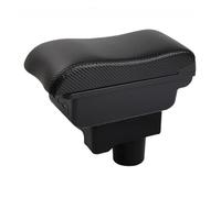 centro consola organizador caja Para Ou Lang Caja De Reposabrazos Consola Central Almacenamiento Soporte Codo Conductor(B-3USB-Black line)
