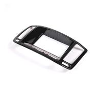 Centro Console Panel Trim Para G25 G37 2007-2013 ABS Fibra Carbono Consola Central Salida De Aire Navegación Marco Decorativo Adhesivo Accesorios De Coche(Negro)