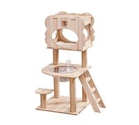 Centro de Actividades para Gatos Marco de Escalada for Gatos, árbol for, cápsula Espacial Doble integrada, Arena for, for, Tigre, Villa for Varias Plantas