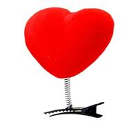 Centro De Cabello Corazón Lujoso Pon Encantador Flucking Love Heart Para Día Valentín Festival Accesorio Accesorio