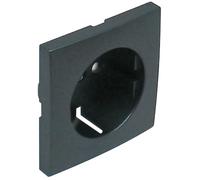 Centro de Enchufes SCHUKO con Obturador Serie LOGUS90 (Gris) - EFAPEL