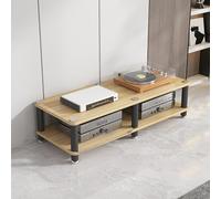 Centro de entretenimiento de esquina con gabinete multimedia estéreo y soporte de audio para oficina en casa y teatro, soporte de consola pequeña (amarillo, 30 cm)