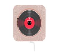 Centro de entretenimiento doméstico versátil, reproductor de CD portátil con receptor Bluetooth 5.0, sonido HiFi para reuniones familiares,