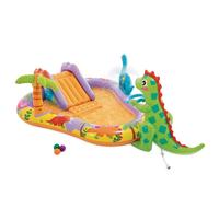 INTEX Centro de juegos acuático hinchable Dino Park con tobogán y pulverizador