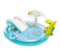 Centro de juegos intex con tobogán y pulverizador