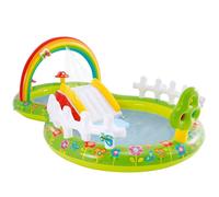 Centro de juegos hinchable intex jardín con pulverizador