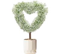 Centro de mesa artificial hueco rústico de 65 cm, árbol de San Valentín, Gypsophila, nuez de lavanda, hojas de hierba de Milán, decoración para el hogar, dormitorio, pasillo, boda, , apartamento