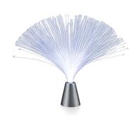 Centro de mesa de fibra óptica blanca alimentado por pilas, decoración de mesa para bodas, fiestas y banquetes