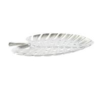 Centro de Mesa Home ESPRIT Plateado Aluminio Moderno Hoja de Planta 38,5 x 28 x 3 cm - Marca: Home ESPRIT - EAN: 8424002157296