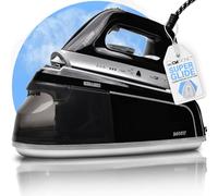 Centro de planchado a vapor Clatronic con plancha de vapor | 3,5 bar | plancha de vapor con suela Superglide y depósito de agua de 1,2L | 80 min. de autonomía | 2400W | con sistema antigoteo |DBS 3749