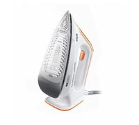 Braun CareStyle Compact Pro Plancha Generadora de Vapor, FreeGlide 3D, Modo iCareMode, Eco y Turbo, Vaporización Vertival, Antigoteo, Depósito Agua 1,5L, 6 bar/400g/min, 2400W, Blanco/Naranja