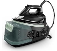 Centro de planchado - Rowenta Eco Steam Pro DG9621, 2800 W, 7.8 bar, 140 g/min, Golpe Vapor 500 g/min, 1.3 L, Suela Microsteam 400 HD 3D Laser, Verde