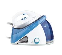 H.Koenig Centro de planchado de vapor V24, Alta presión 6 bares potente Efecto de presión 150 g/min, Autonomía ilimitada, Vapor vertical, Suela cerámica EasyGlide, Potente 2400W, 1,1L, Antical