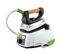 Polti Vaporella 535 Eco Pro, Plancha de Vapor con Caldera de Alta Presión de 4 Bares, Potencia 1750 W, Tapón de Seguridad, Función Eco, Color Blanco y Verde