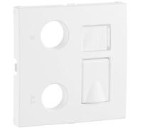 Centro de Tomas Mixtas R - TV - RJ45 / R - TV - RJ45 - FO LOGUS 90 (Blanco) - EFAPEL