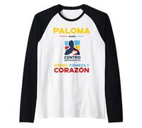 Centro Democrático Paloma 2026 Orden Firmeza y Corazón Camiseta Manga Raglan