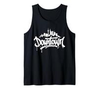 Centro Graffiti Handstyle City Skyline Street Art Camiseta sin Mangas