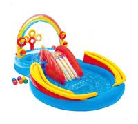 INTEX Centro juegos hinchable arcoiris 297x193x135 cm