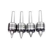 Centro rotatorio de Torno CNC Morse con Cabezal de Doble Cono y Centro Vivo for torneado Morse, MT2, MT3, MT4, MT5, H001, H002, H003 y H004, 1 Unidad.(H002-MT4)