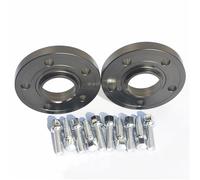 Centro Separadores Rueda Compatible Con Benz Para Clase C W202 C220 C230 C280 C43 1994-2000 15 Mm 5X112 66.6 Adaptadores Espaciadores Rueda Centrados En Cubos 10 Piezas 12 * 1.5 Pernos(Negro)