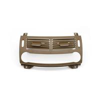 Centro Trasera La Consola Aire AC Para Benz Para Clase E Para E280 Para E350 Para E320 Para E63 Para W211 Panel Frontal Coche Rejilla Ventilación Aire Acondicionado Central Cubierta(Dark Yellow)