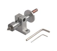 Centro vivo de doble rodamiento ajustable diseñado para uso de mini torno que soporta una ubicación central precisa y una transferencia mínima de vibración