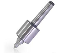 Centro vivo de triple rodamiento para cono morse para contrapunto de torno, perfecto para mecanizado CNC, alta dureza y material resistente a la abrasión (MT2)