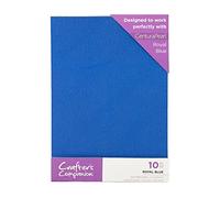 Centura Crafter's Companion - Pack de 10 Hojas de Purpurina (tamaño A4), Color Azul