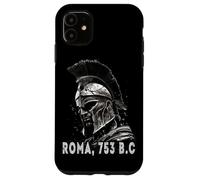 Centurión con Casco Romano, Guerrero Romano del Arte Grunge Carcasa para iPhone 11