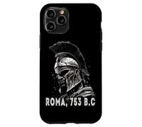 Centurión con Casco Romano, Guerrero Romano del Arte Grunge Carcasa para iPhone 11 Pro