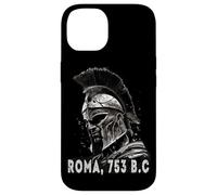 Centurión con Casco Romano, Guerrero Romano del Arte Grunge Carcasa para iPhone 14