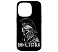 Centurión con Casco Romano, Guerrero Romano del Arte Grunge Carcasa para iPhone 14 Pro