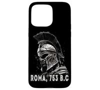 Centurión con Casco Romano, Guerrero Romano del Arte Grunge Carcasa para iPhone 15 Pro MAX