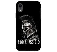 Centurión con Casco Romano, Guerrero Romano del Arte Grunge Carcasa para iPhone XR