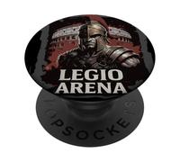 Centurión con Casco Romano, Guerrero Romano del Arte Grunge PopSockets PopGrip Adhesivo