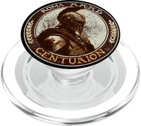 Centurión con Casco Romano, Guerrero Romano del Arte Grunge PopSockets PopGrip para MagSafe
