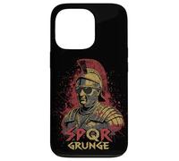 Centurión Romano SPQR Estilo Grunge Gráfico Vinta Carcasa para iPhone 13 Pro