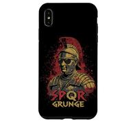 Centurión Romano SPQR Estilo Grunge Gráfico Vinta Carcasa para iPhone XS MAX