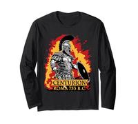 Centurión Romano | SPQR Soldado Imperio Romano Ejército Manga Larga