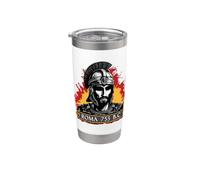 Centurión romano | SPQR Soldado Imperio Romano Ejército Vaso térmico de acero inoxidable de doble pared