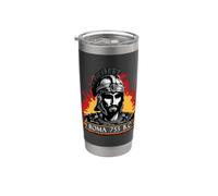 Centurión romano | SPQR Soldado Imperio Romano Ejército Vaso térmico de acero inoxidable de doble pared